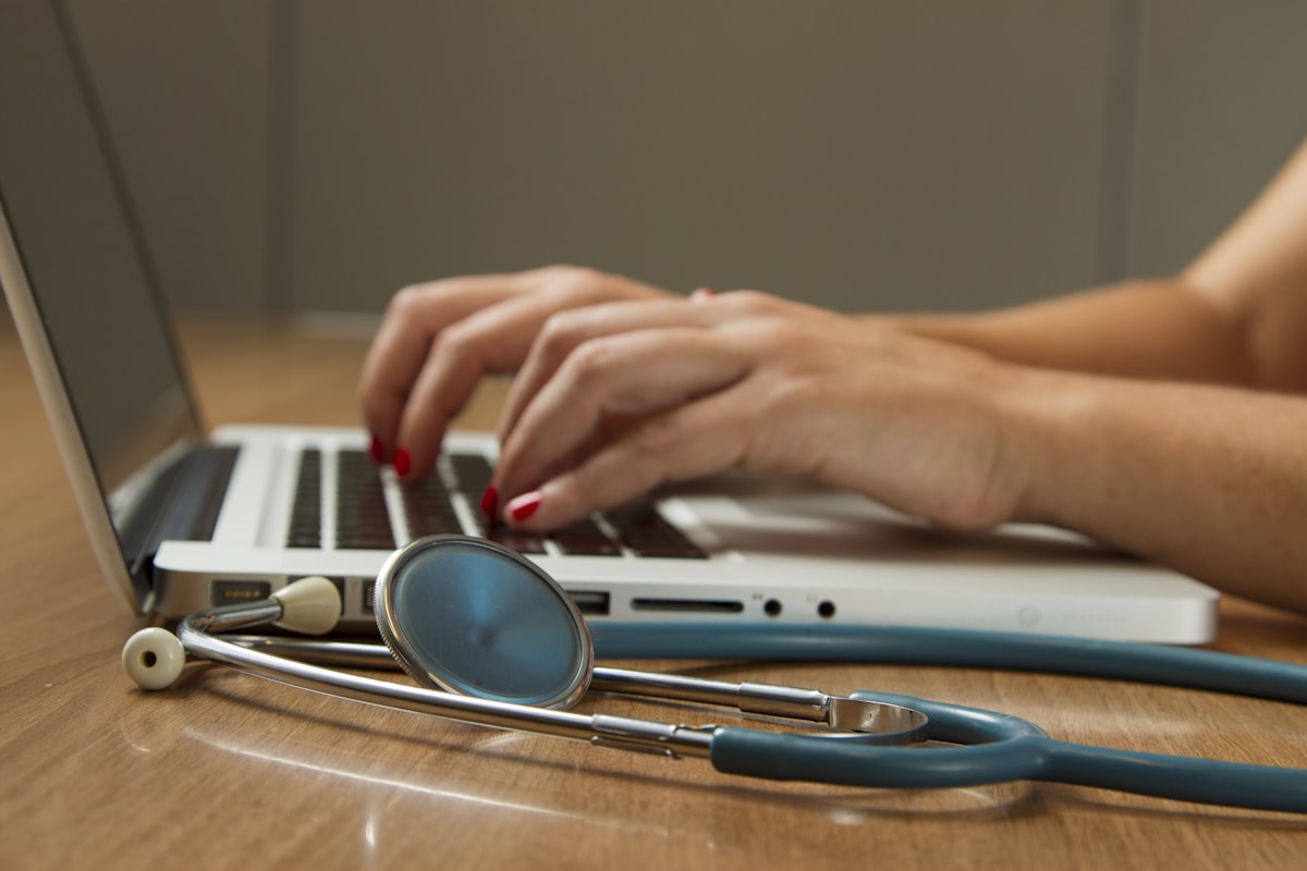 Healthcare professionals reviewing digital medical analytics